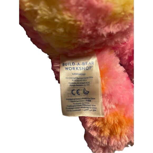 Build-A-Bear Workshop Kids Pink Polka Dots Bunny Rabbit Stuffed Animal Plush Toy - Picture 9 of 12